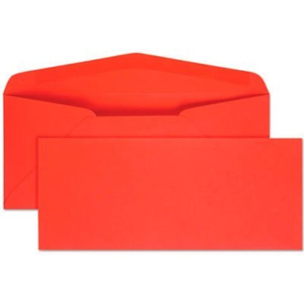 Quality Park Quality Park Gummed Envelopes, #10, 9-1/2"W x 4-1/2"H, Red, 25/Pack 11134